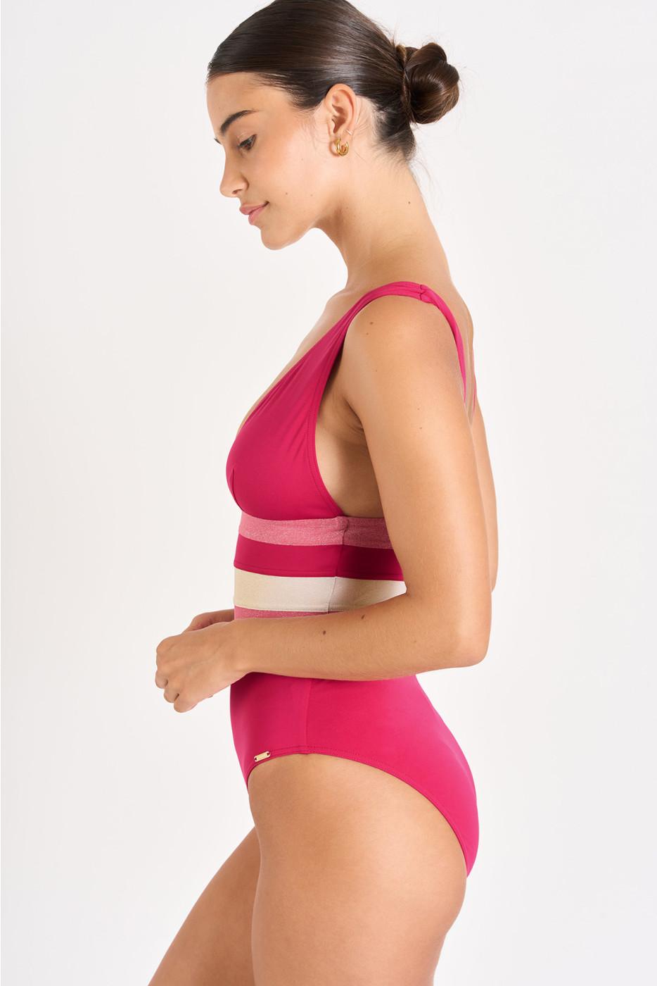 Livia Monte Carlo MAILLOT 1 PIECE Rose NICOLE NAXOS