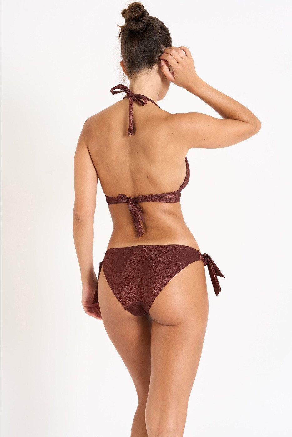 livia monte carlo Maillot de bain 2 pièces acajou ASTRID & JUSTE ADAMAN