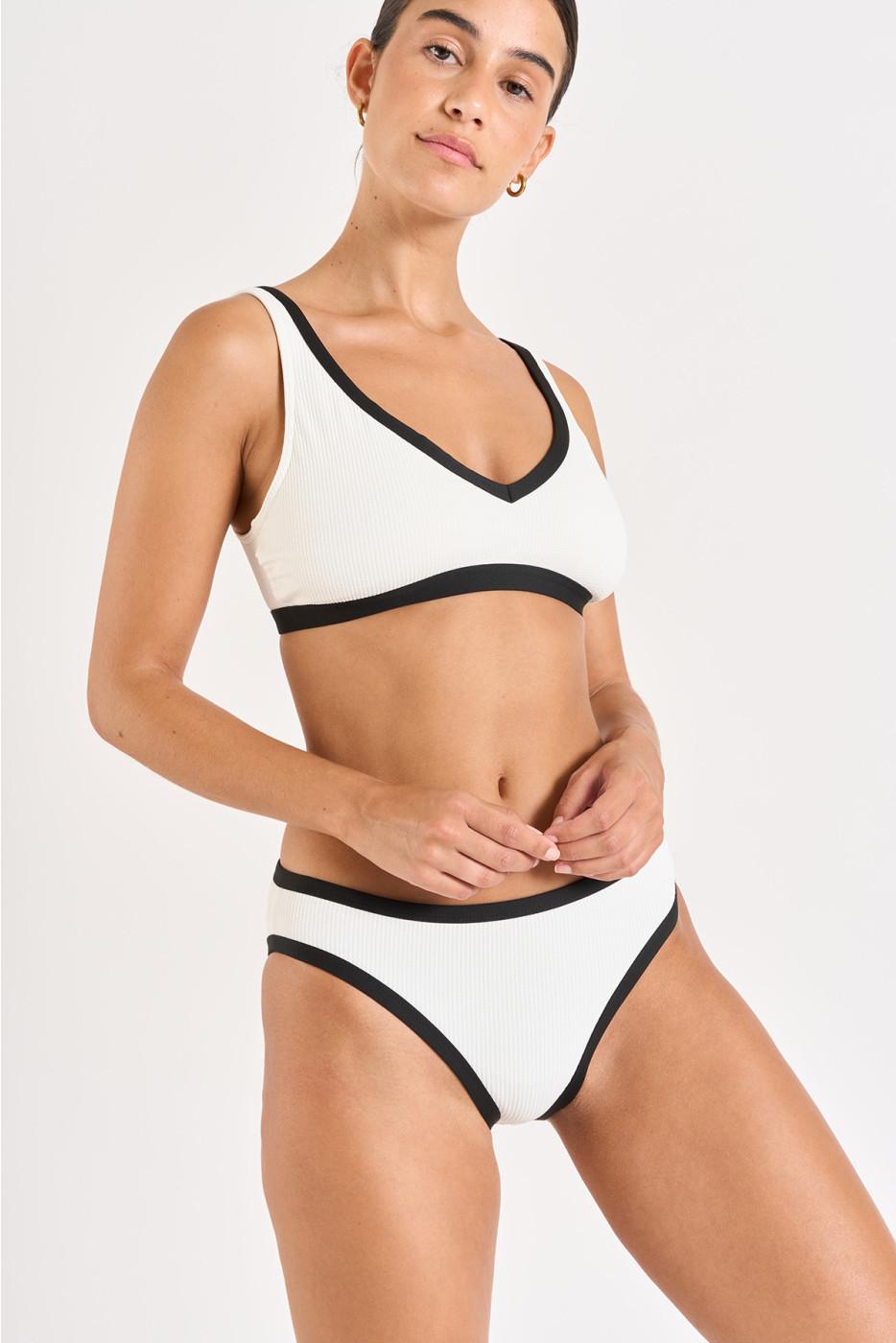 livia monte carlo maillot de bain 2 pièces ecru LOCANA & REINE PAIMPOL