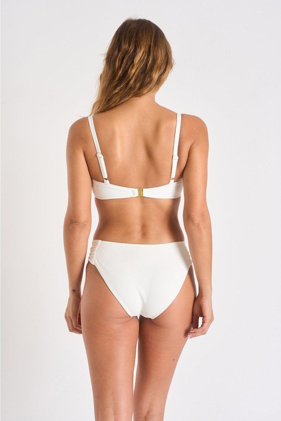 livia monte carlo Maillot de bain 2 pièces écru Okimi & Stael Brehat