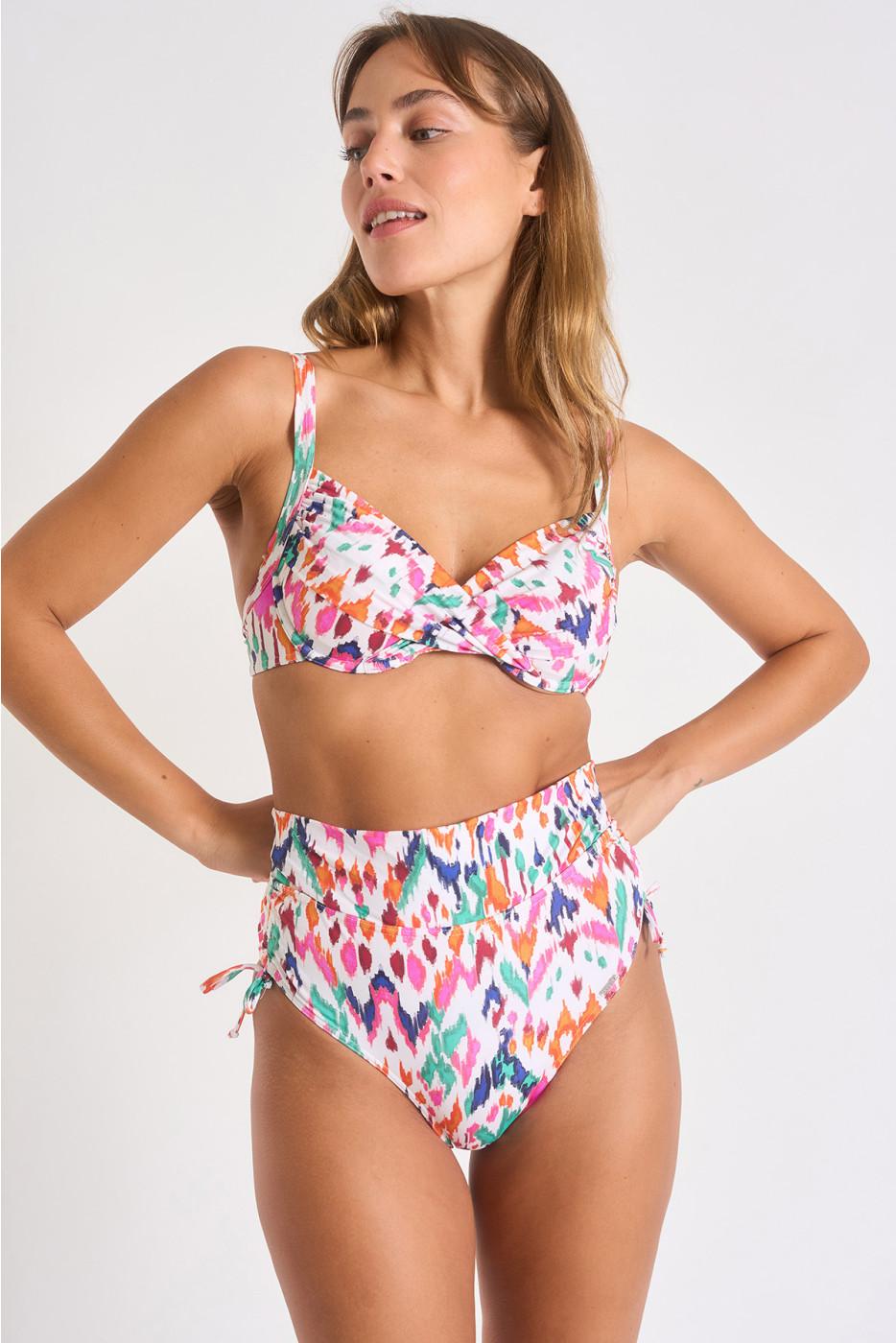 livia monte carlo maillot de bain 2 pièces ecru SASKIA & DIOME MAKASSAR