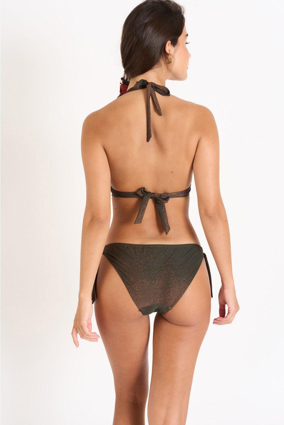livia monte carlo Maillot de bain 2 pièces kaki ASTRID & JUSTE ADAMAN
