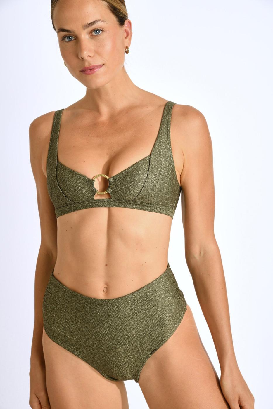 livia Monte Carlo Maillot De Bain 2 Pièces Kaki MARIA & ADELES DORADAS
