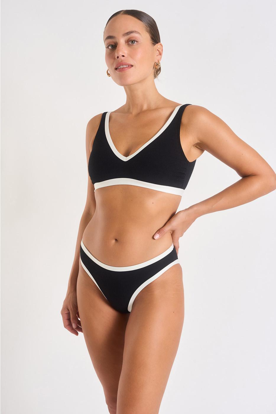 Livia Monte Carlo Maillot De Bain 2 Pièces Noir LOCANA & REINE PAIMPOL