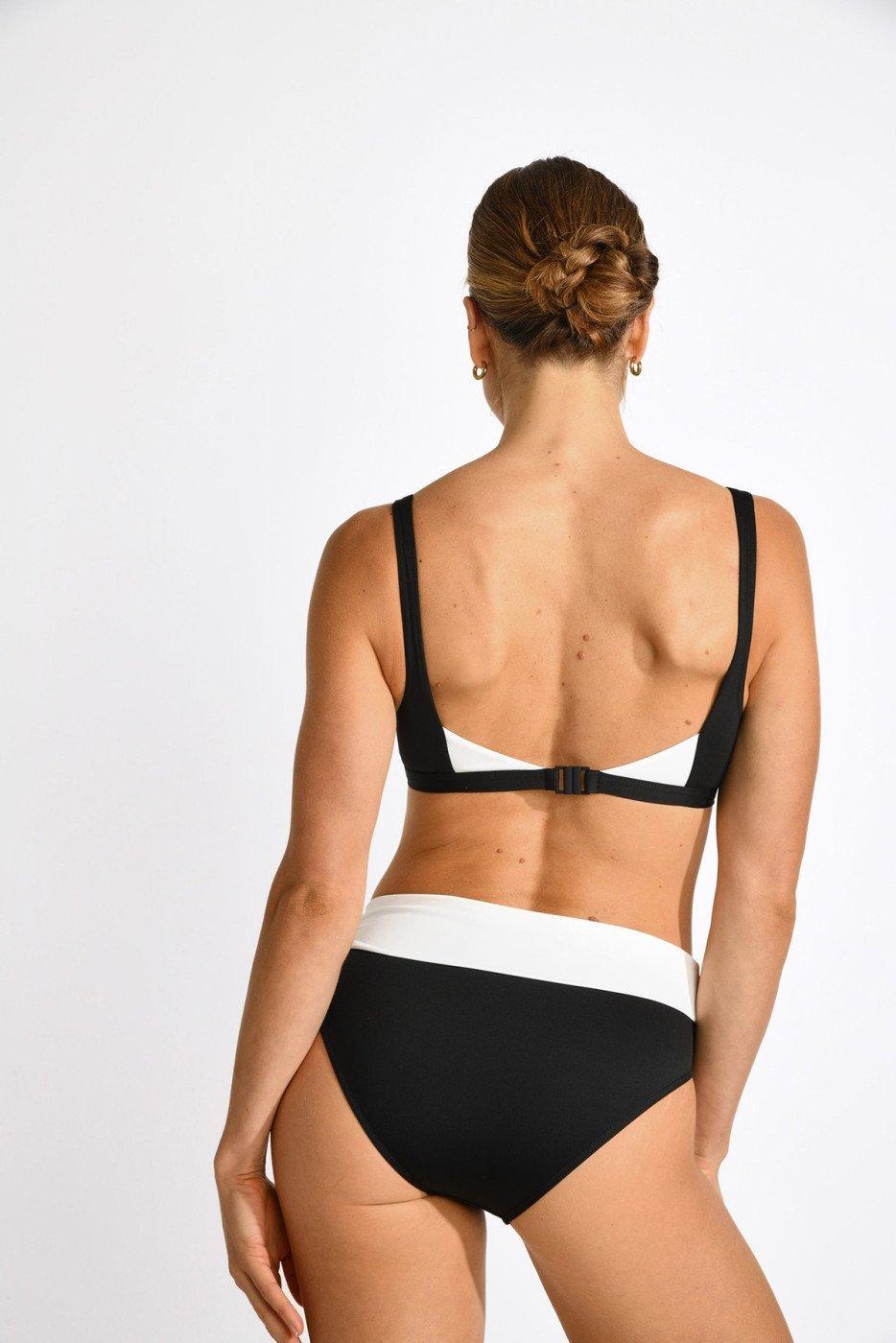 livia monte carlo Maillot de bain 2 pièces noir MARIA & MAEVE VALERIA