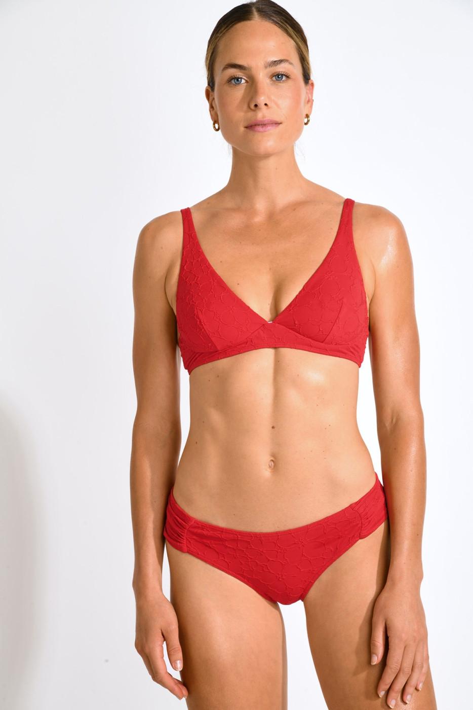 livia monte carlo Maillot de bain 2 pièces rouge BANUA & STAEL GECKO