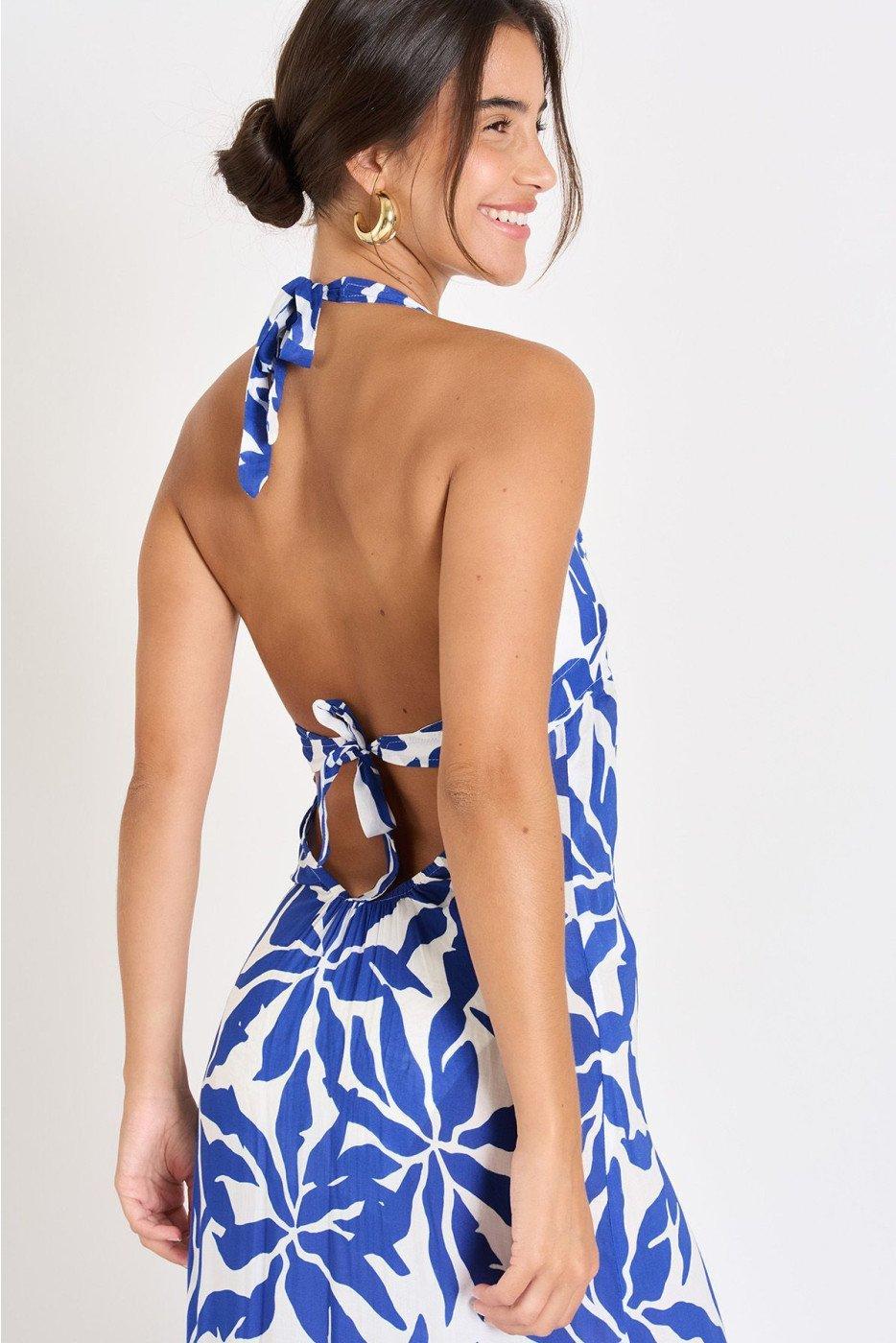 Livia Monte Carlo ROBE BEACHWEAR Bleu DIANELLA PYLAVOIL