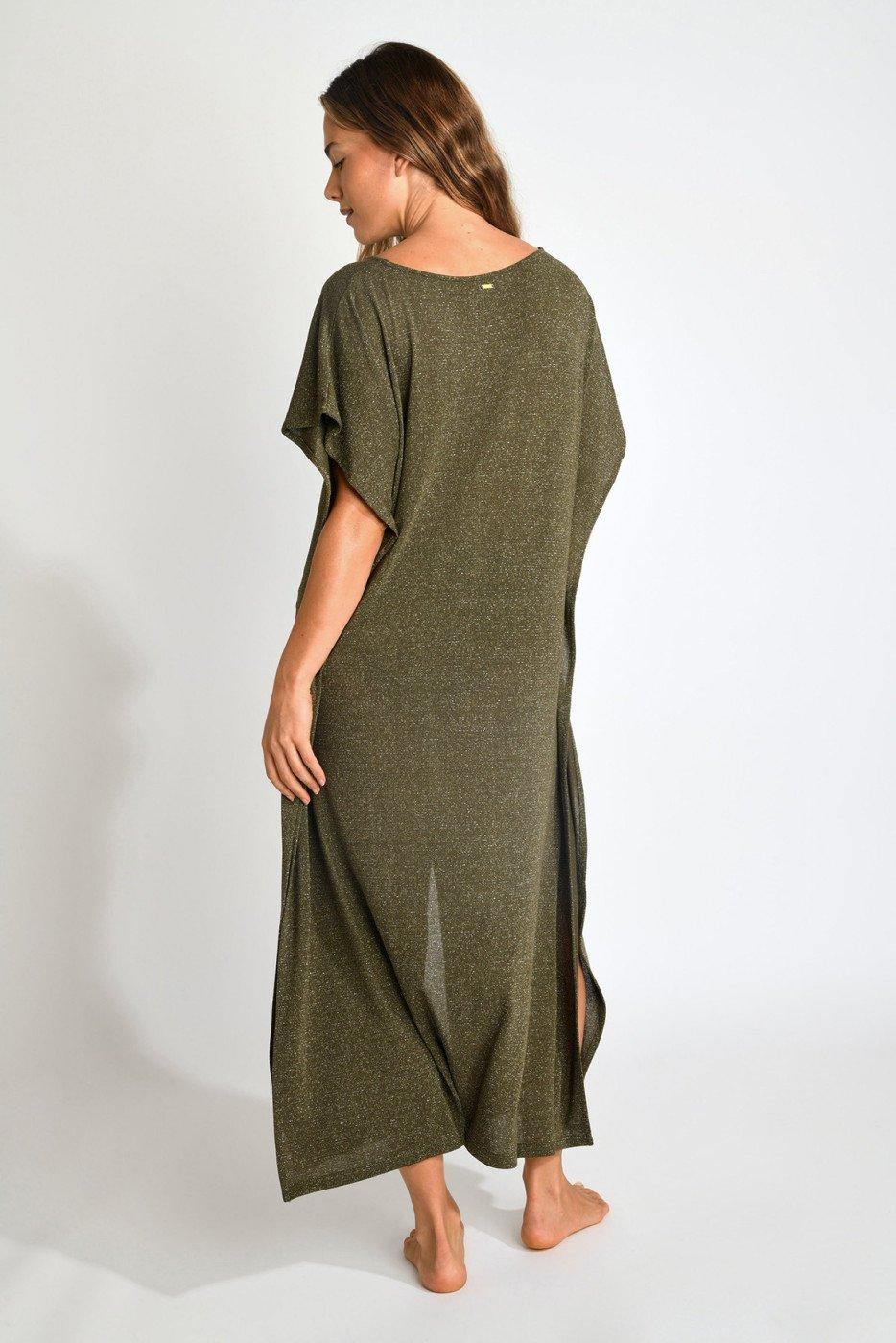 Livia Monte Carlo Robe De Plage Kaki FABIOLA HAMAMET