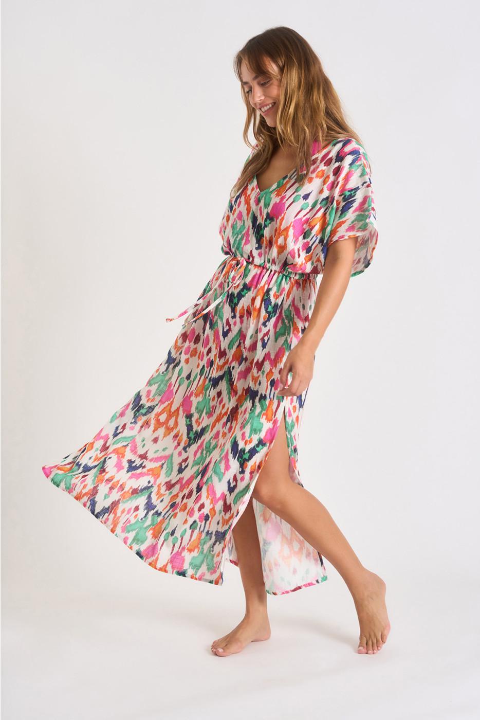 Livia Monte Carlo Robe De Plage Multicolore AKYRA COTMAKASSAR