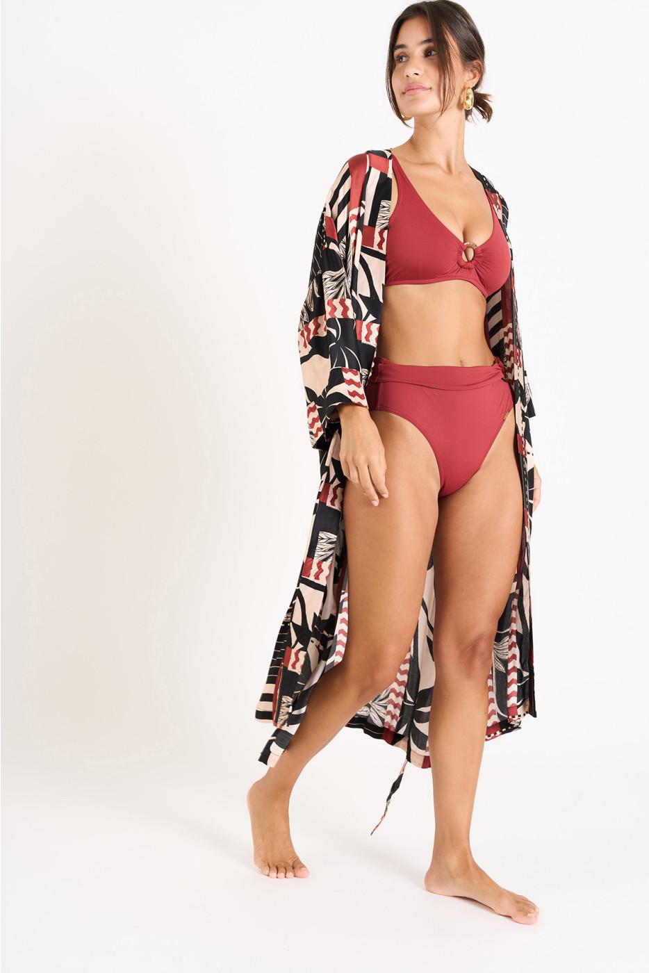 Livia Monte Carlo TUNIQUE BEACHWEAR Noir TOKYO MESQUIDA