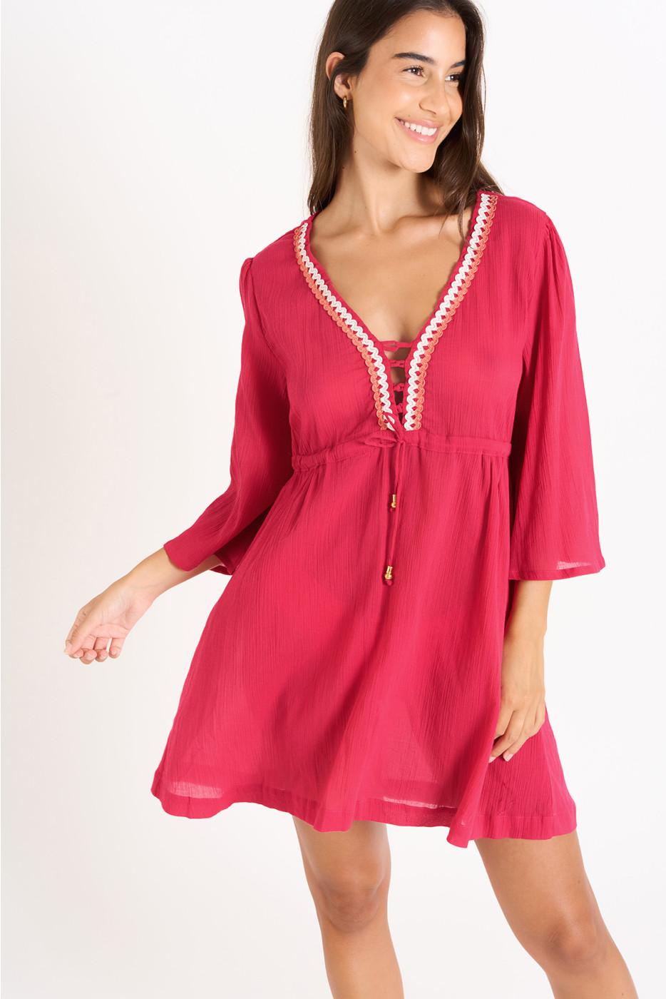 livia monte carlo TUNIQUE BEACHWEAR Rose SOLVEIG ANDROTT