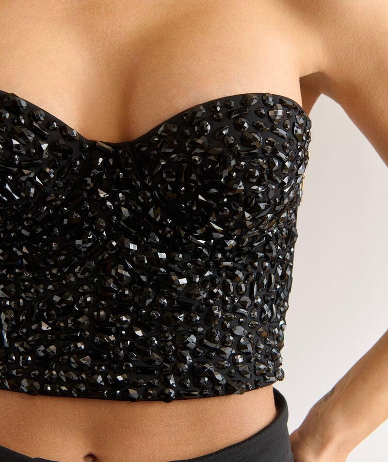 Livy BUSTIER OBSIDIENNE