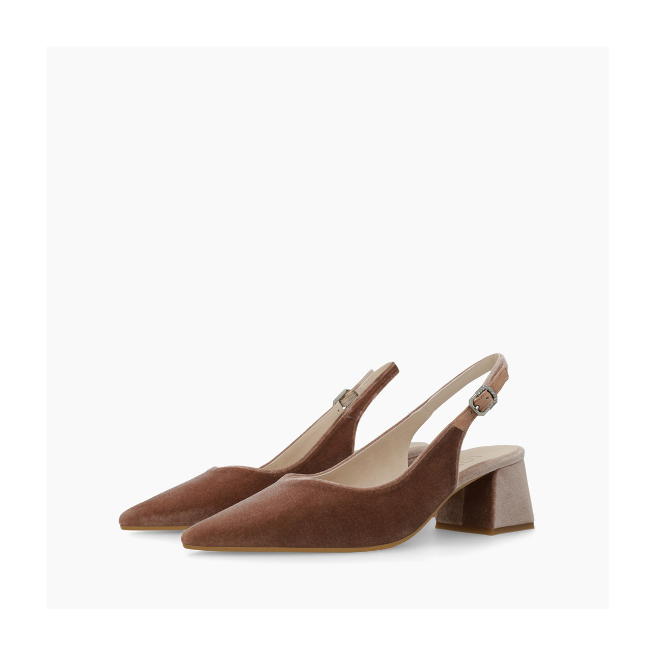 Lodi CHAUSSURES DE MARIÉE EN VELOURS ROSE CHEBIN-TEN