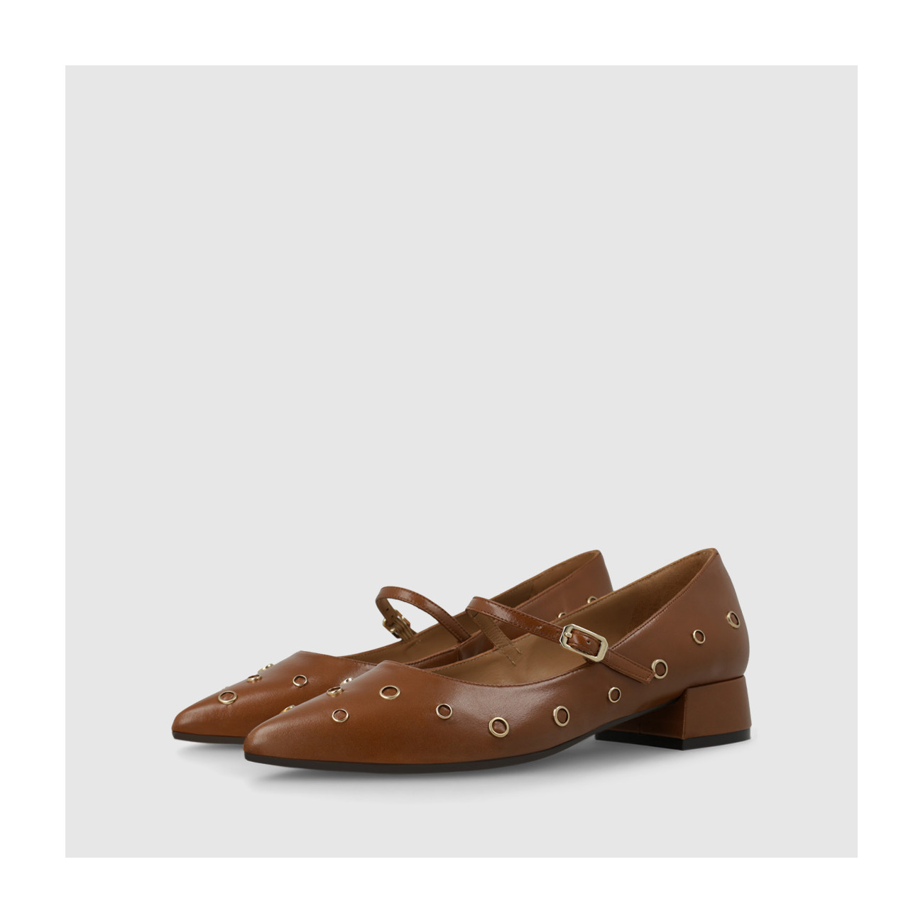 Lodi BALLERINES MARRON AMONIS