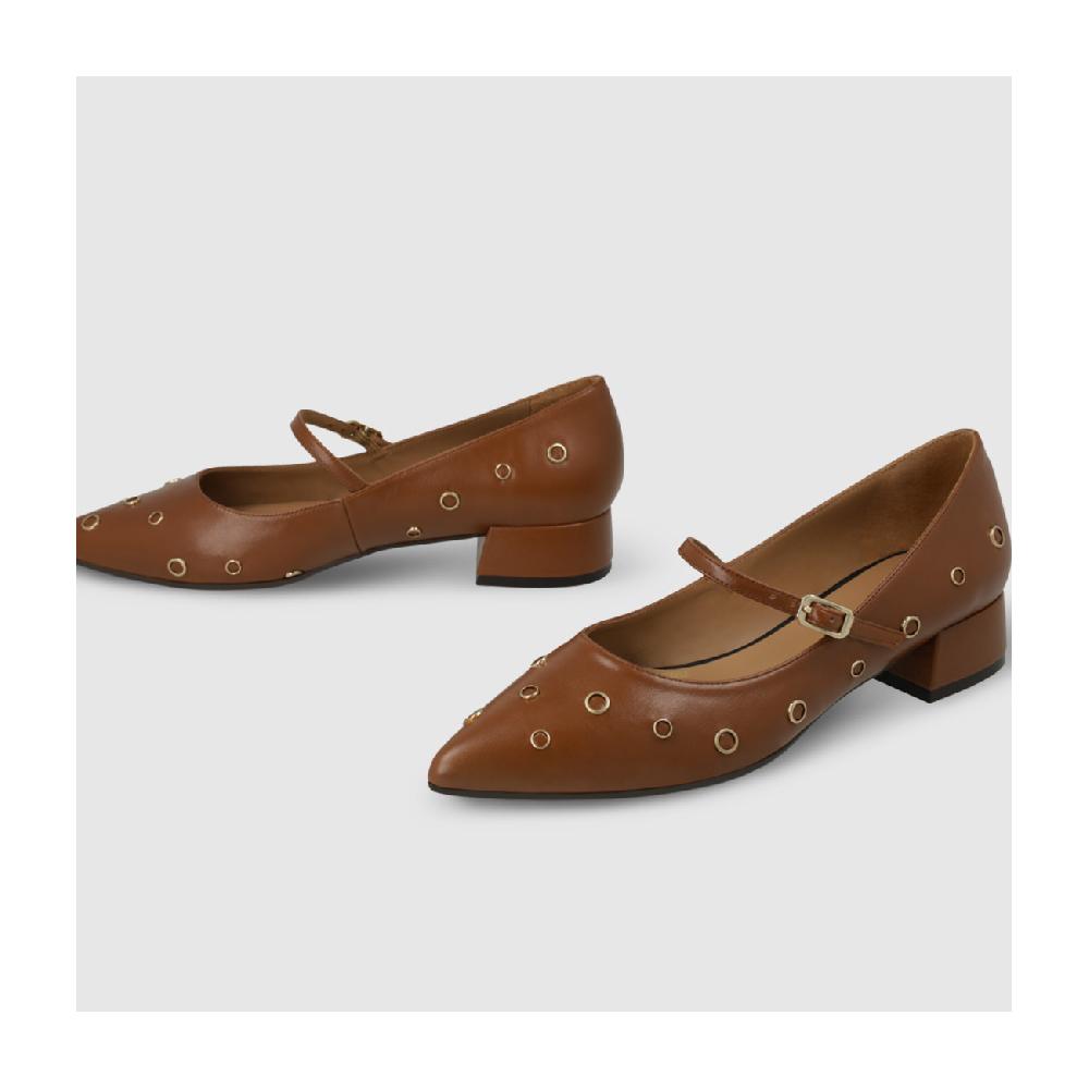 Lodi BALLERINES MARRON AMONIS