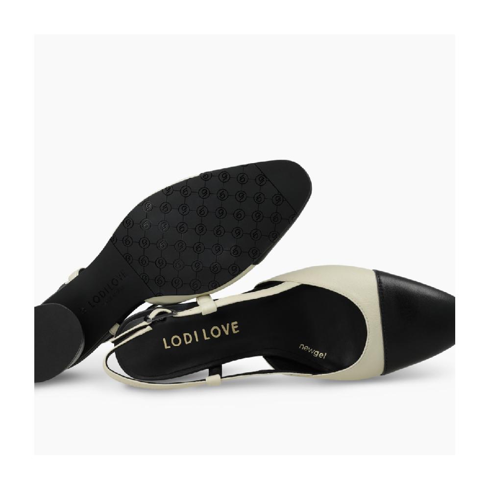Lodi ESCARPINS BLANCS ET NOIRS ROL4343