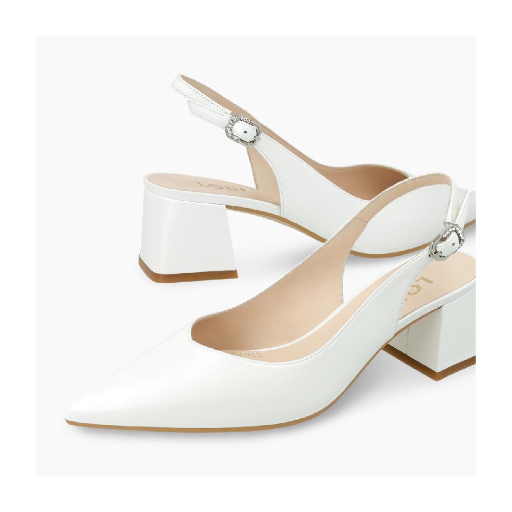Lodi ESCARPINS DE MARIÉE BLANCS CHEBIN-NO