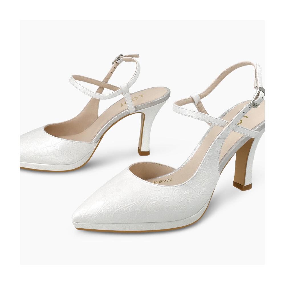 Lodi ESCARPINS DE MARIÉE BLANCS LIMENA
