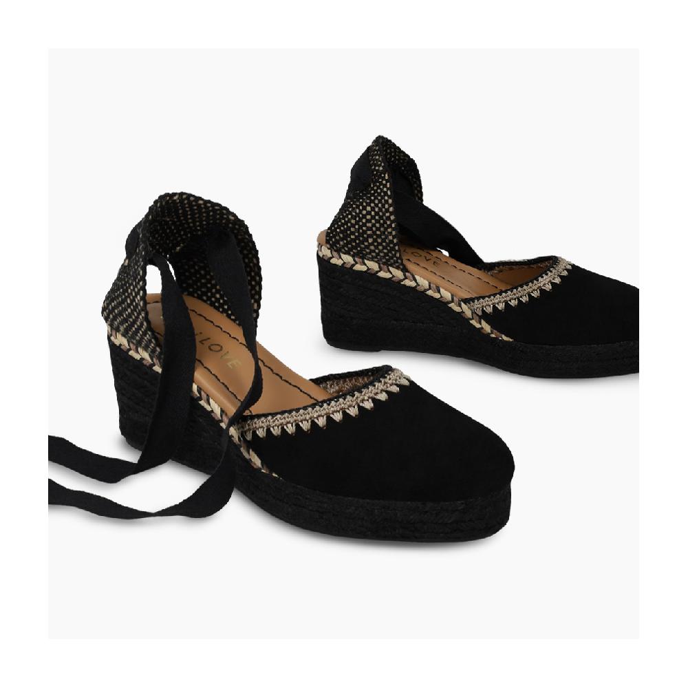 Lodi ESPADRILLES NOIRES CAVALE