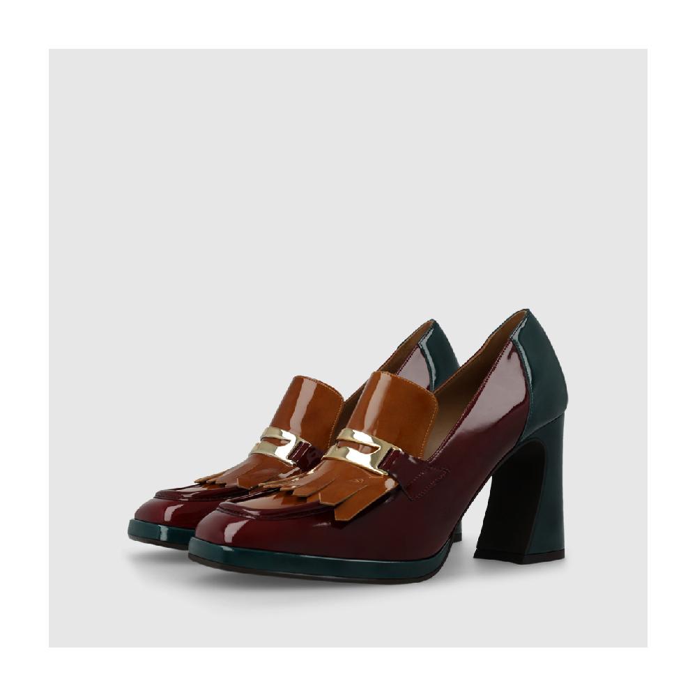 Lodi MOCASSINS BORDEAUX LIZEN