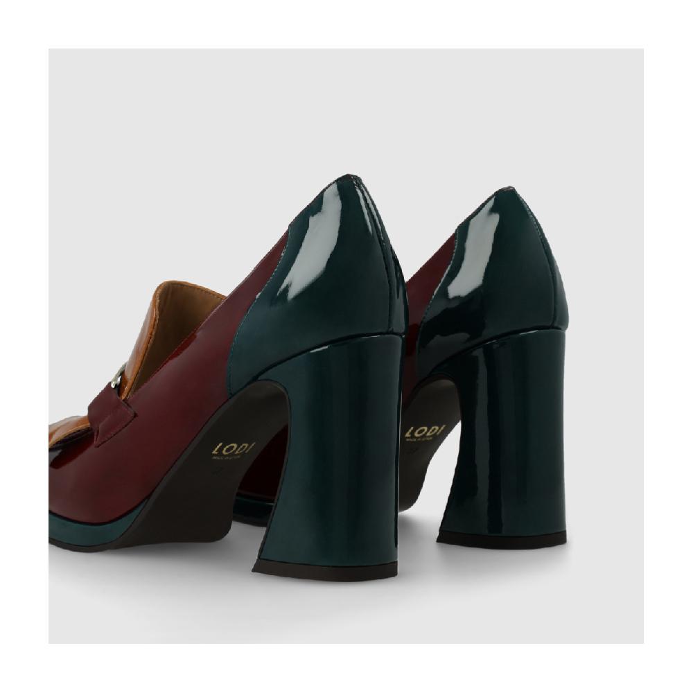 Lodi MOCASSINS BORDEAUX LIZEN