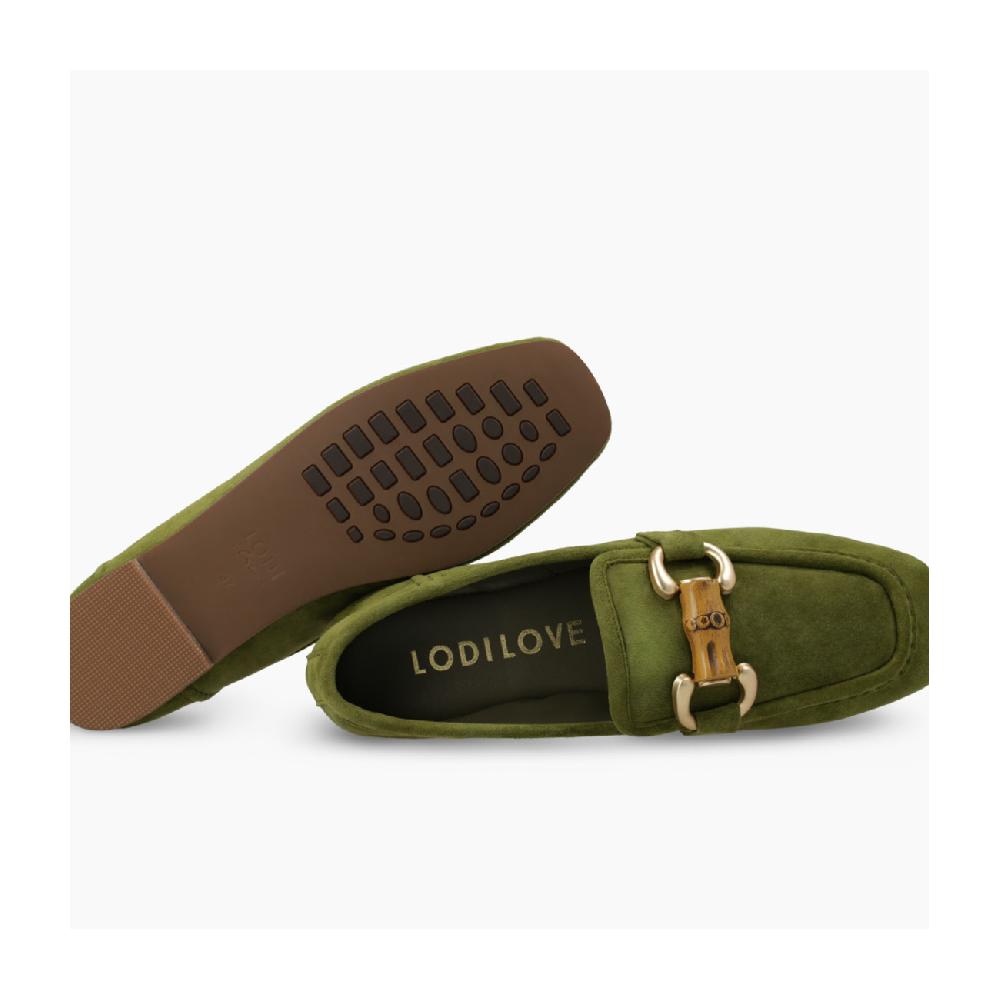 Lodi MOCASSINS VERTS BE5454