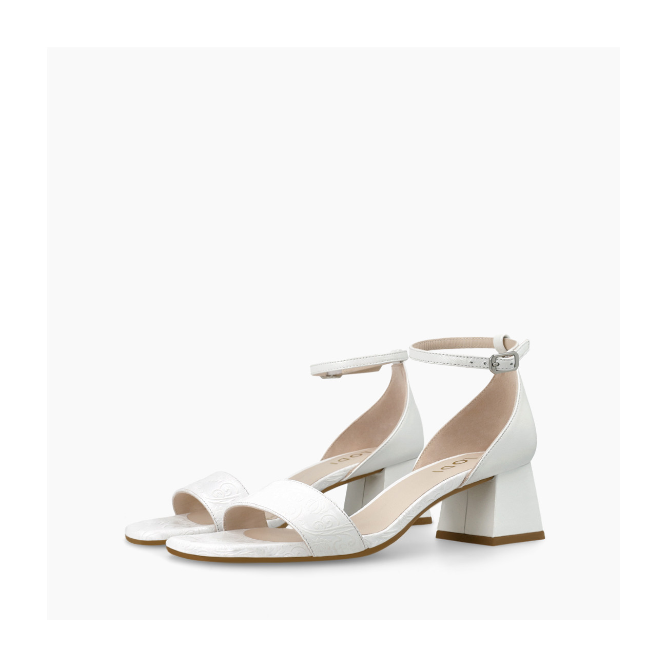 Lodi SANDALES DE MARIÉE BLANCHES LAORIA