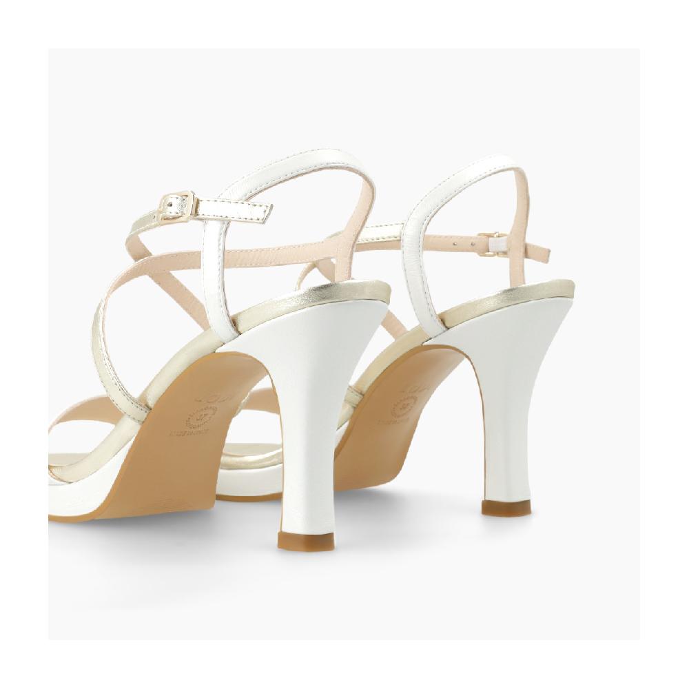Lodi SANDALES DE MARIÉE BLANCHES LESERA