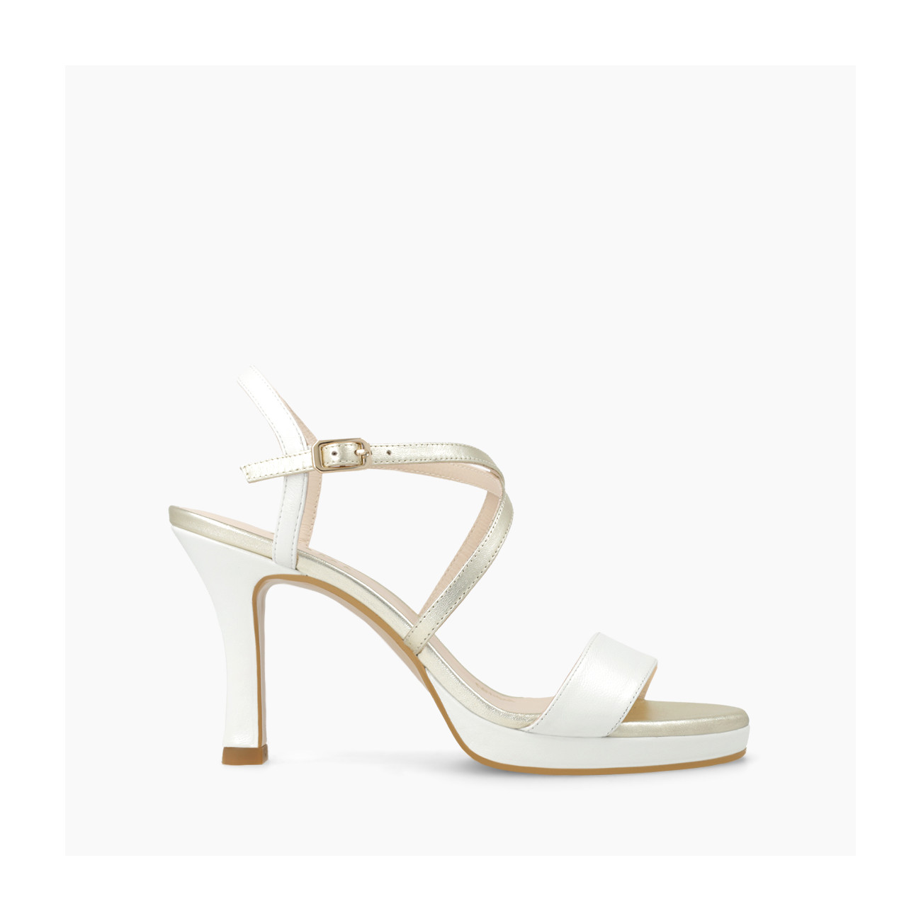 lodi SANDALES DE MARIÉE BLANCHES LESERA