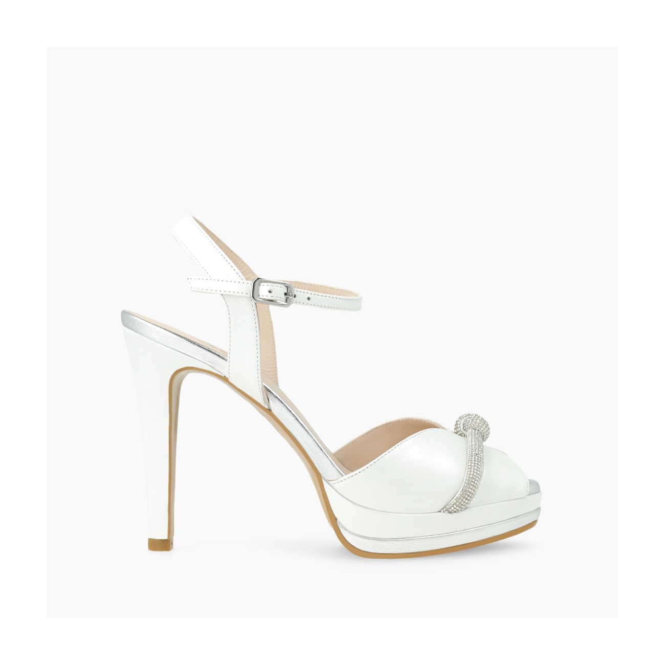 lodi SANDALES DE MARIÉE BLANCHES PASU