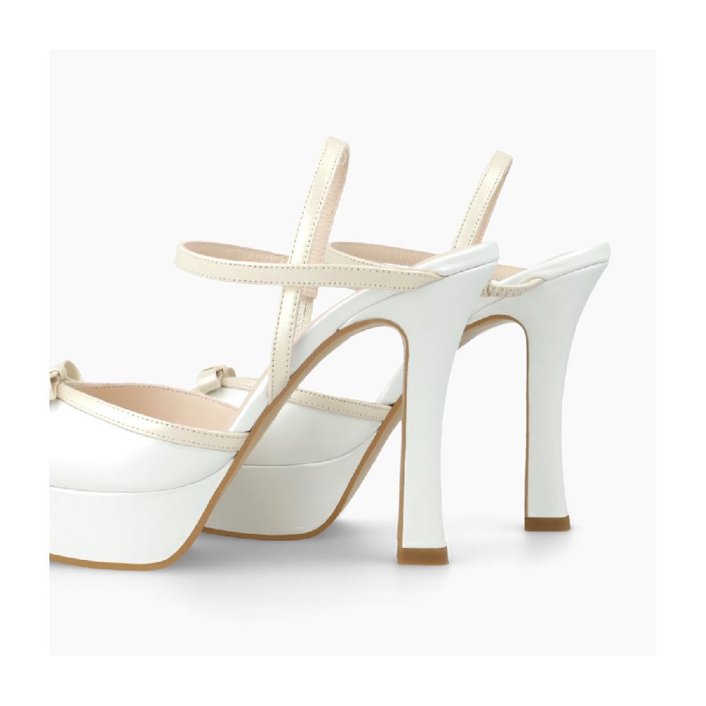 Lodi SANDALES DE MARIÉE BLANCHES TERREN