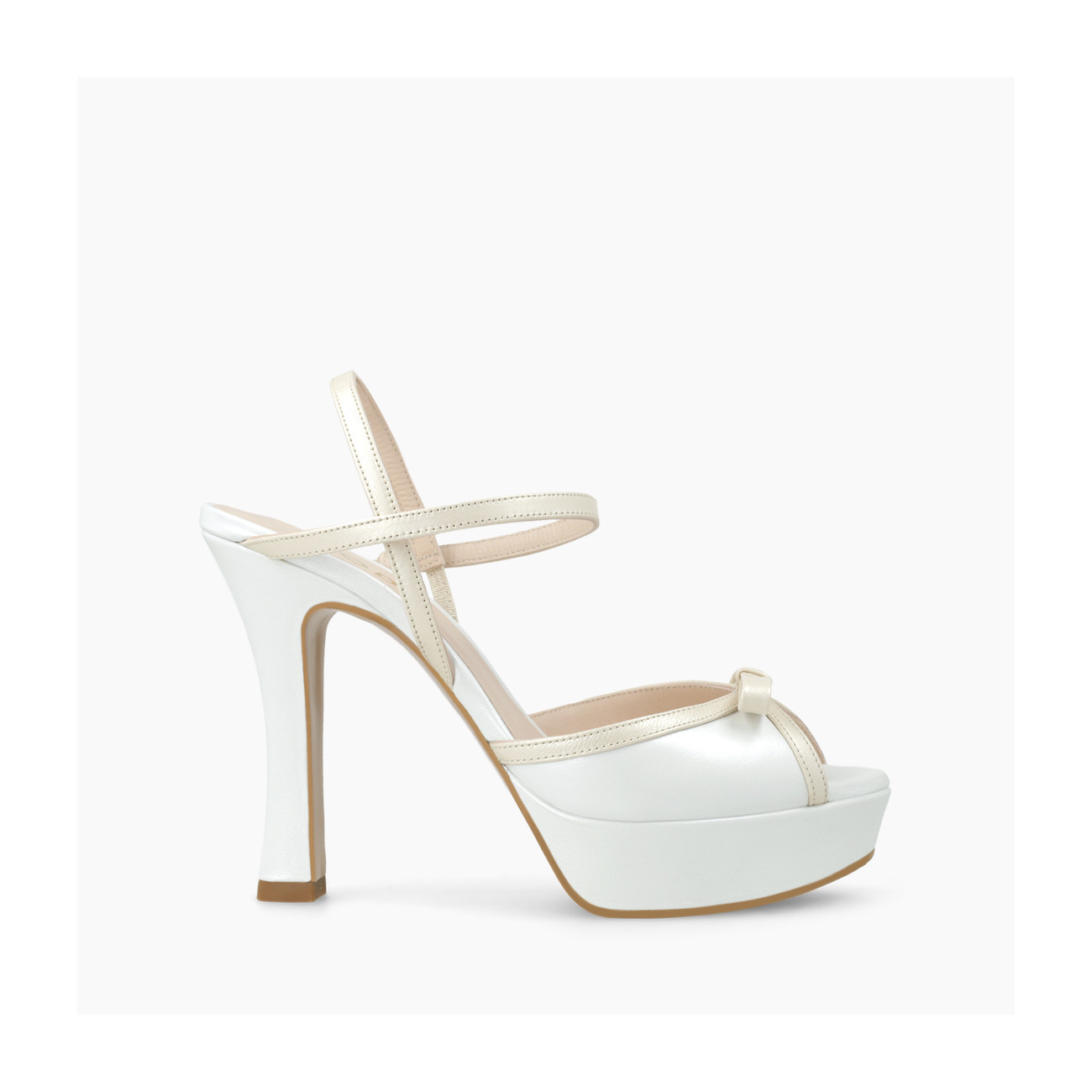 lodi SANDALES DE MARIÉE BLANCHES TERREN