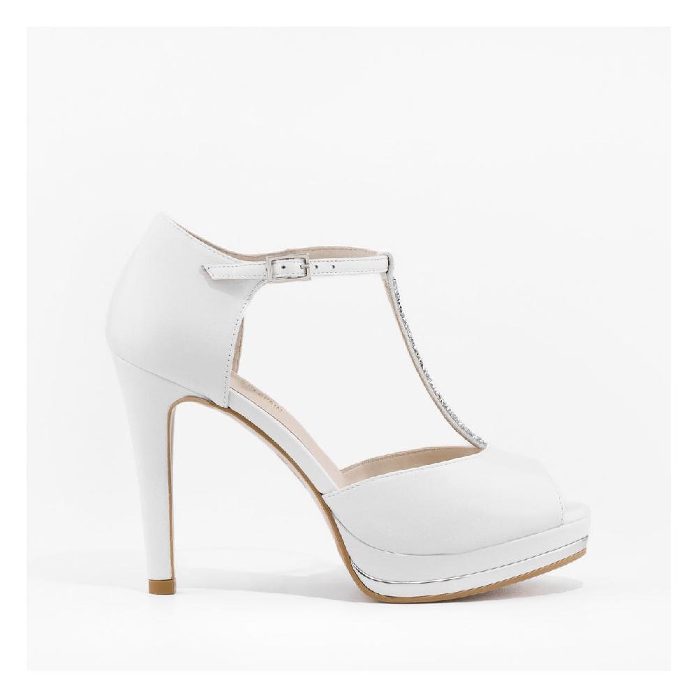 lodi SANDALES DE MARIÉE PAULI BLANCHES