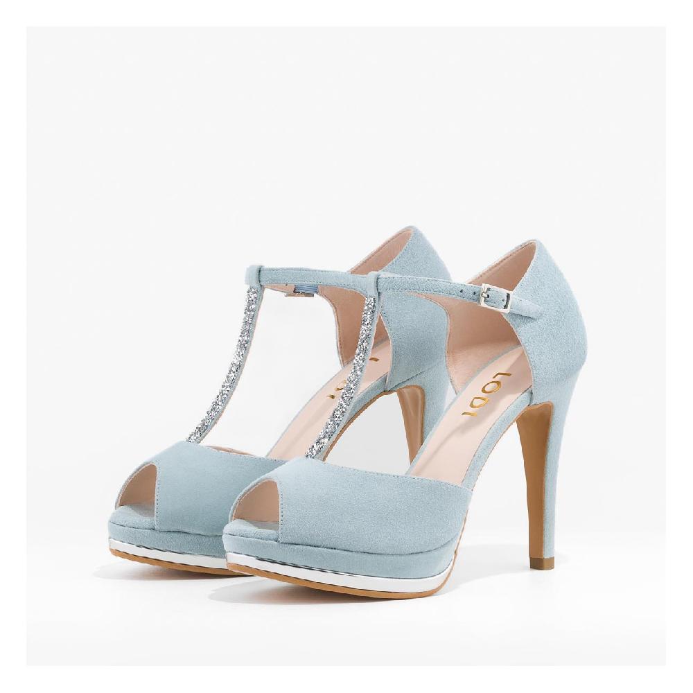 Lodi SANDALES DE MARIÉE PAULI BLEU
