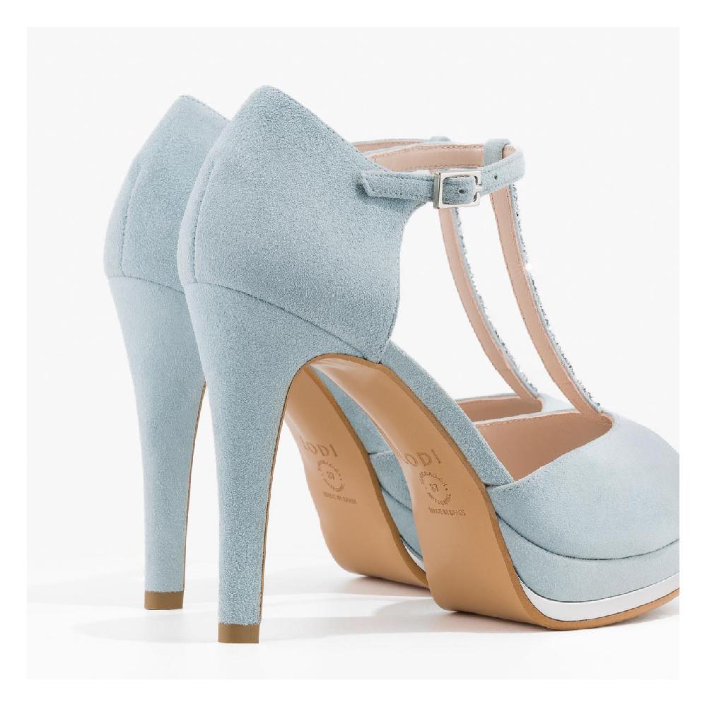 Lodi SANDALES DE MARIÉE PAULI BLEU