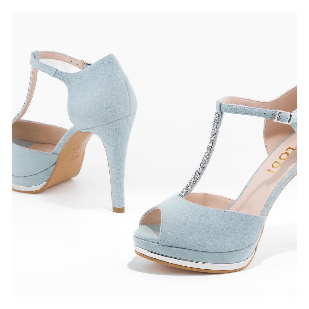 Lodi SANDALES DE MARIÉE PAULI BLEU