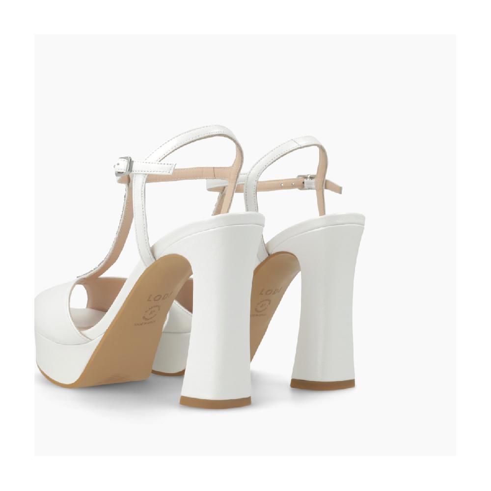 Lodi SANDALES DE MARIÉE TESIRE BLANCHES