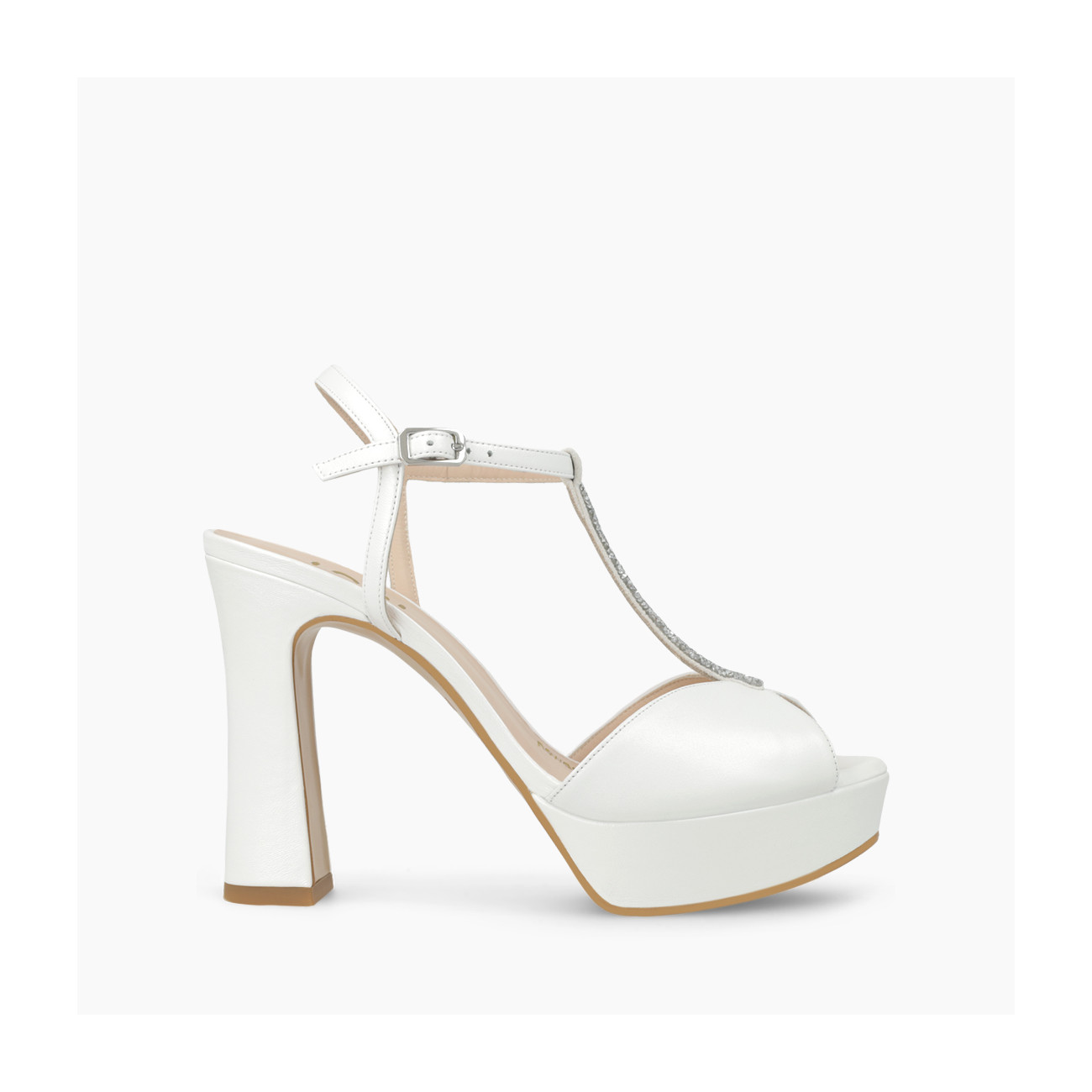 lodi SANDALES DE MARIÉE TESIRE BLANCHES