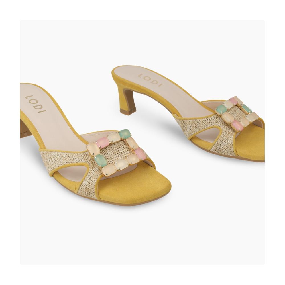 Lodi SANDALES JAUNES CHETES-TE
