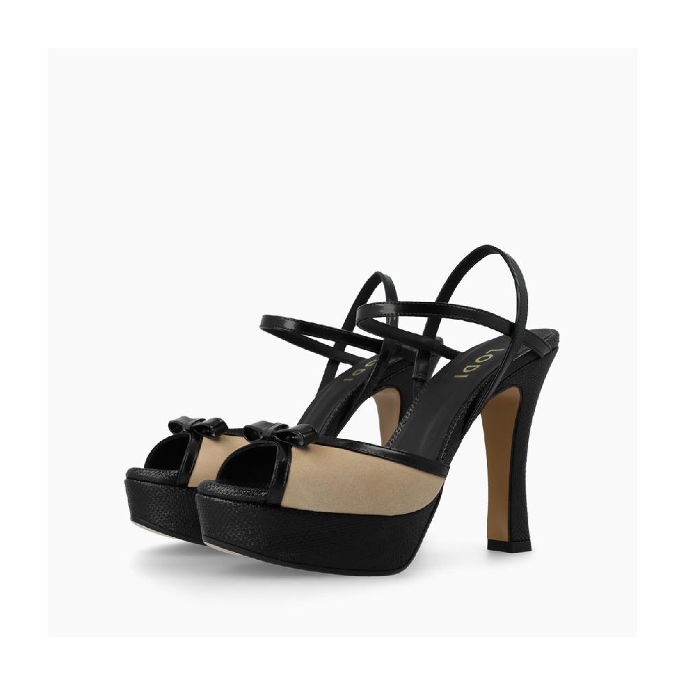 Lodi SANDALES NOIRES TERREN