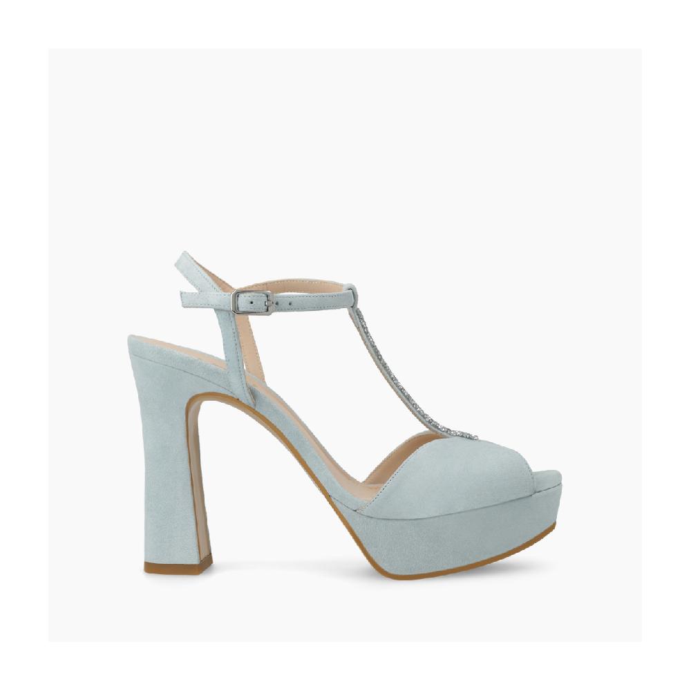 lodi SANDALIAS DE NOVIA AZULES TESIRE