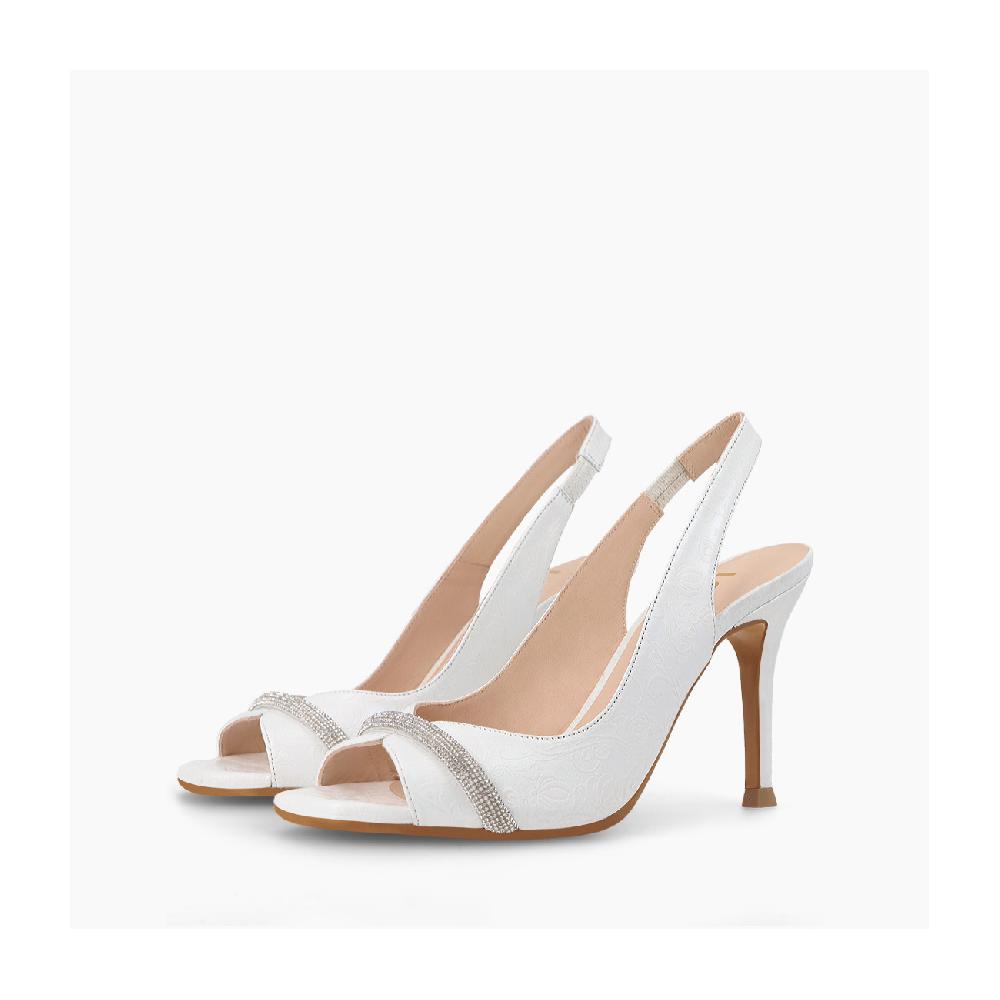 Lodi SANDALIAS DE NOVIA BLANCAS SATMI