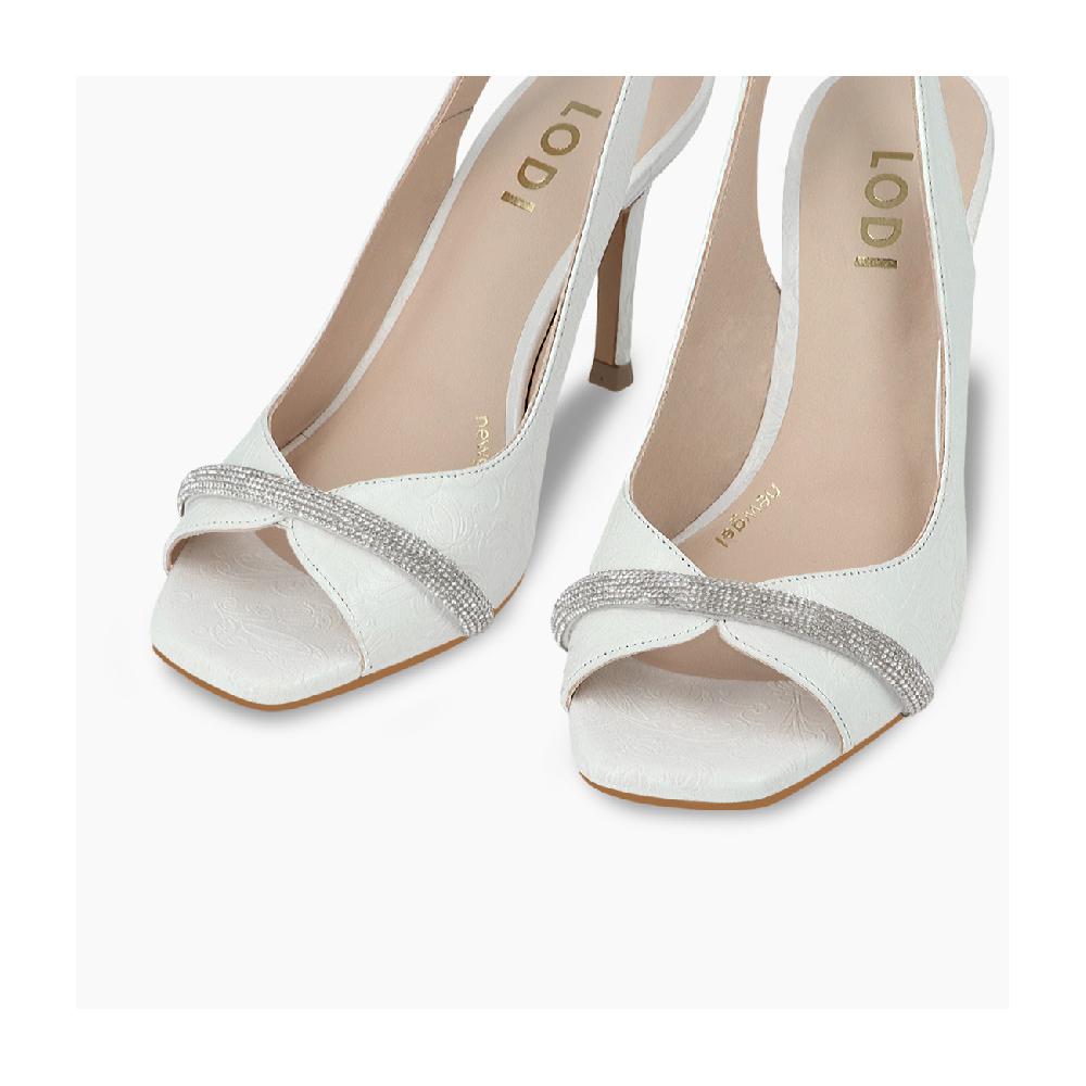 Lodi SANDALIAS DE NOVIA BLANCAS SATMI