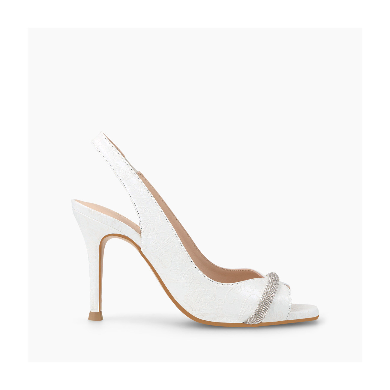 lodi SANDALIAS DE NOVIA BLANCAS SATMI