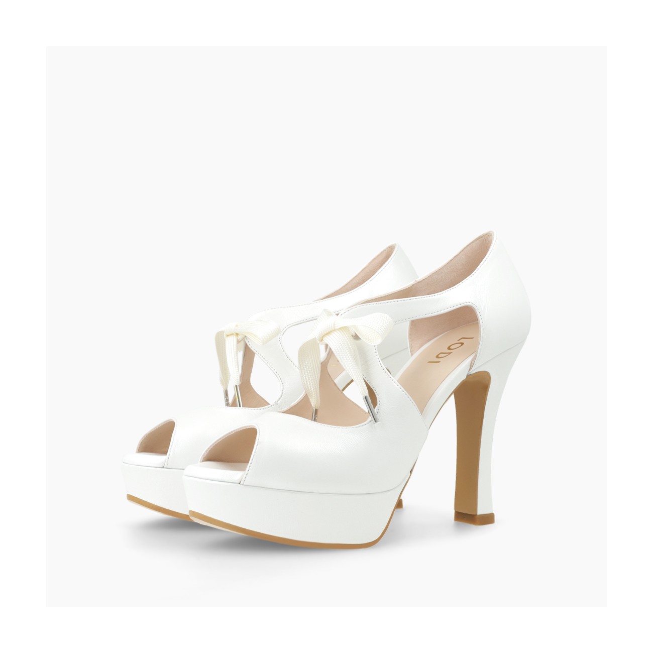 Lodi SANDALIAS DE NOVIA BLANCAS TACHON