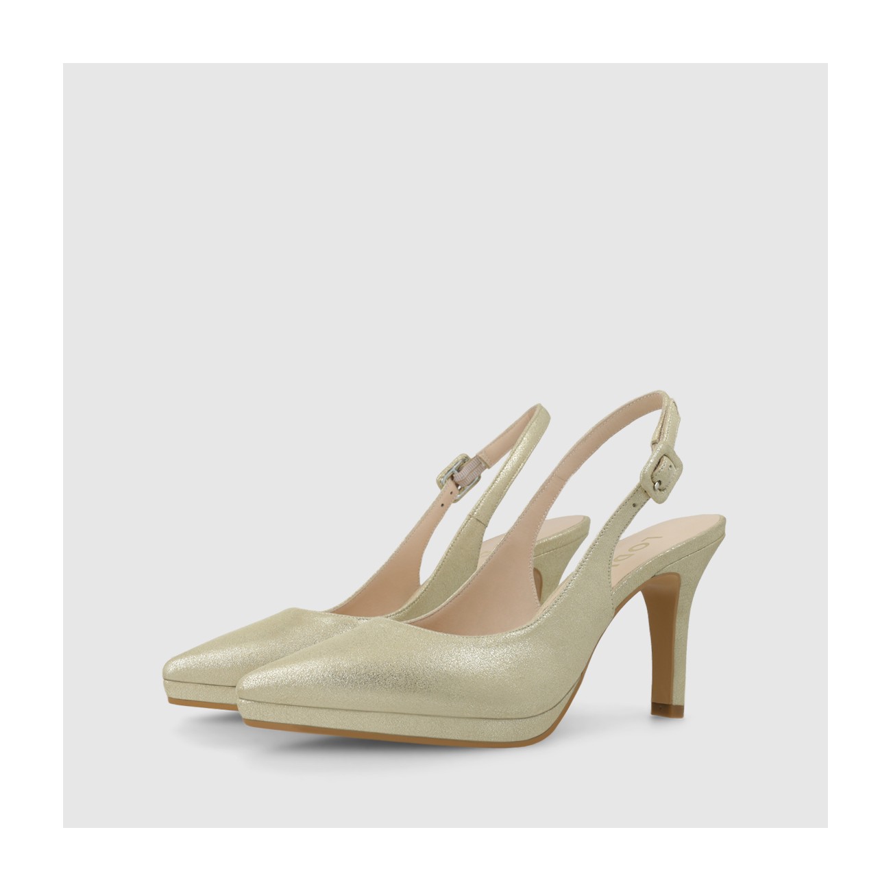 Lodi ZAPATOS DE SALÓN DORADOS LULIN