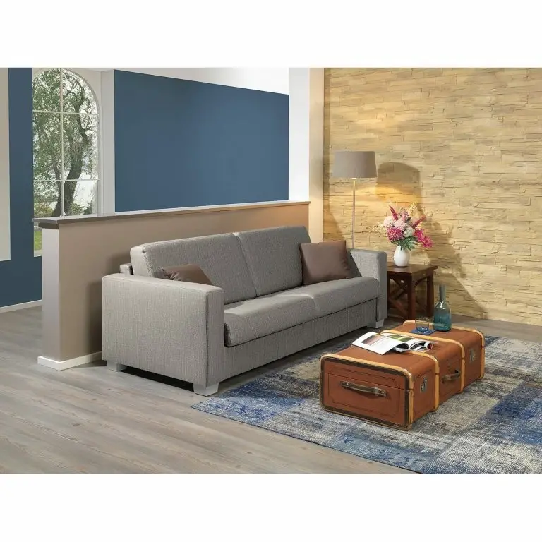 Loftscape ADA Trendline Canapé Convertible Oprah – Tissu – Gris Clair