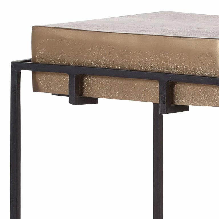 Loftscape Ars Manufacti Bout De Canapé Bronzo – Fer – Bronze / Noir