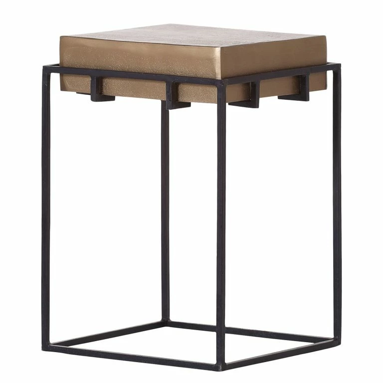 loftscape Ars manufacti Bout de canapé Bronzo – Fer – Bronze / Noir loftscape Ars manufacti Bout de canapé Bronzo – Fer – Bronze / Noir