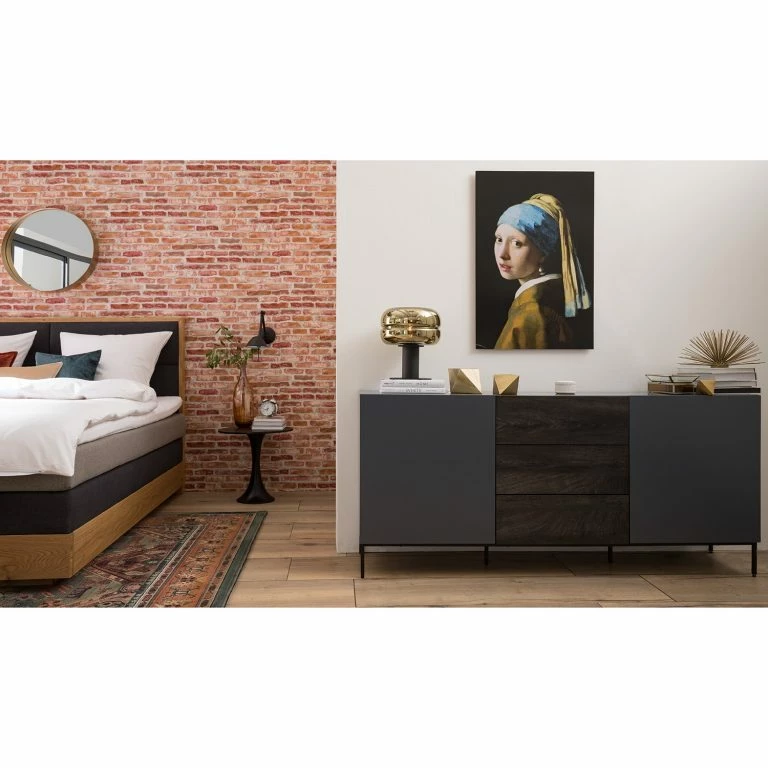 Loftscape Ars Manufacti Bout De Canapé Nikko I – Aluminium – Noir